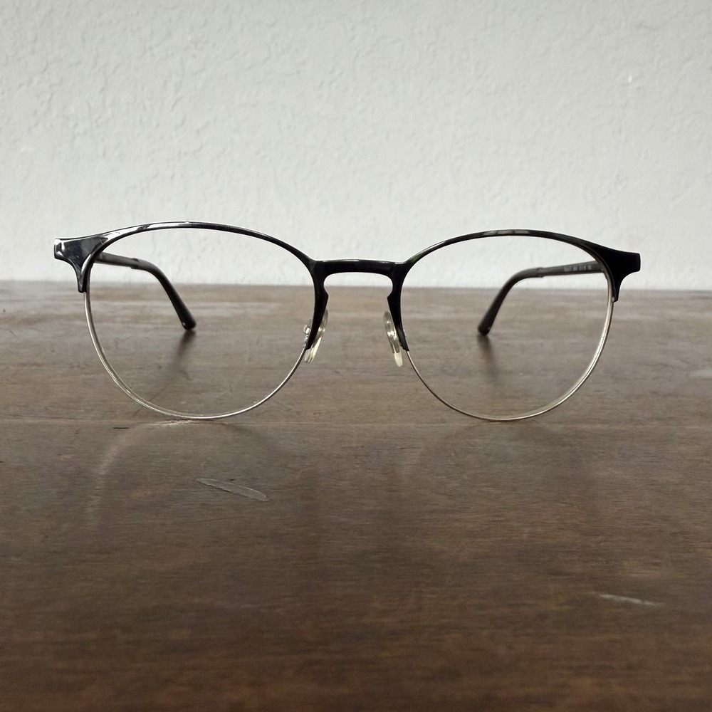 Ray-Ban RB 6375 2861 Black Silver Phantos Eyeglasses Frames 51-18-145